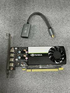 ●未使用に近い NVIDIA quadro T600 GDDR6 4GB グラフィックボード