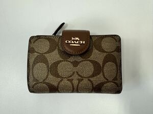 COACH コーチ シグネチャー 二つ折り財布 