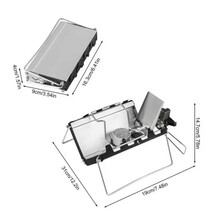 新品・送料無料 ポータブル折りたたみ式カセット,屋外用キャンプガスストーブ_画像7