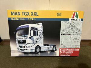 【1/24】イタレリ MAN/マン TGX XXL スーパーデカール付き 未使用品 プラモデル