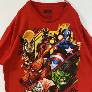 USA 古着 アメカジ MARVEL オールスター Ｔシャツ d635の画像2