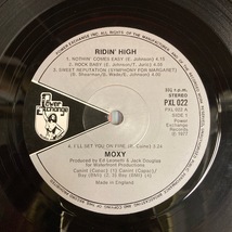 MOXY / RIDIN' HIGH (UK-ORIGINAL)_画像3