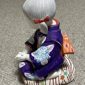 博多人形 はかた人形 女の子 陶器 置物 伝統工芸の画像4