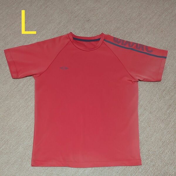 半袖 半袖Tシャツ Tシャツ L 赤色　ポリエステル100%　