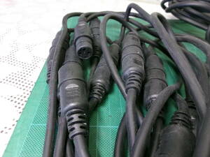 #DMX-02-1 10ps.@1 set DMX cable 2m Mai pcs lighting new old goods? present condition 