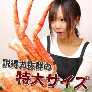 【1個出品】ボイル タラバガニ 約 2kg さんきん1円の画像3