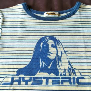 HYSTERIC GLAMOUR　ヒステリックグラマー　Tシャツ　ボーダー　長袖 Tシャツ　　 プリントTシャツ トップス