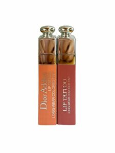 ディオール Dior アディクトリップティント #351 ナチュラルヌード　#341ライチ　セット販売