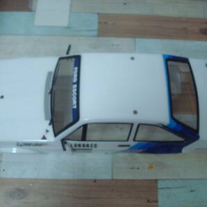 【中古未走行】タミヤ 1/10 フォードエスコートラリーボディ FORD ESCORT RALLY BODYの画像7