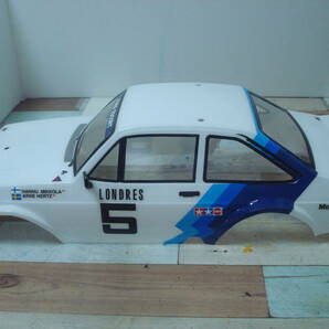 【中古未走行】タミヤ 1/10 フォードエスコートラリーボディ FORD ESCORT RALLY BODYの画像2