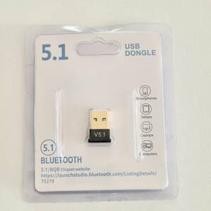 Bluetooth adapter 5.1 2.4GHｚ USBブルートゥースアダプター ドングル レシーバー 管理番号765の画像1