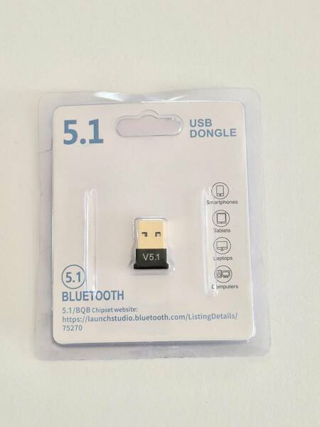 　Bluetooth　adapter　5.1　2.4GHｚ　USBブルートゥースアダプター　ドングル　レシーバー