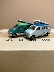 トミカ 23 マツダ ボンゴ フレンディ MAZDA BONGO FRIENDEE グリーン 緑 シルバー ミニカー