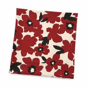  чехол на подушку для сидения примерно 55×59cm хлопок 100% сделано в Японии .. штамп Ame li красный сиденье ....... подушка цветочный принт Северная Европа цветок растения botanikaru красный 