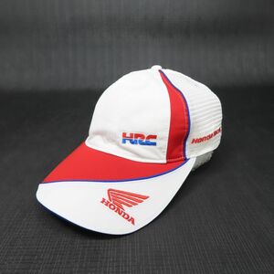  Honda HRC racing mesh cap white free size unused goods [060]HDJ-A-602