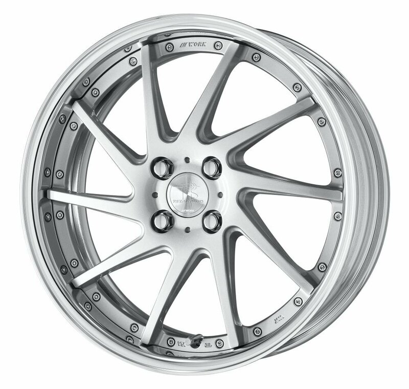 WORK リザルタード スポーク TT 17インチ&#215;9.5J FRリム ワーク ホイール RIZALTADO SPOKE TT 17x9.5J