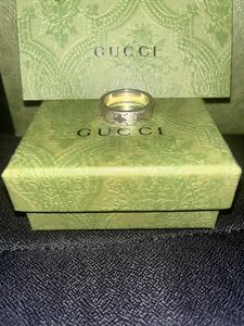 GUCCI リング 指輪 シルバー 正規品 GG&ビー