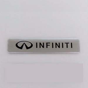 INFINITI インフィニティ　アルミニウムステッカー　１枚