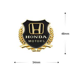 HONDA ホンダ エンブレムステッカー シルバー ２枚セットの画像4