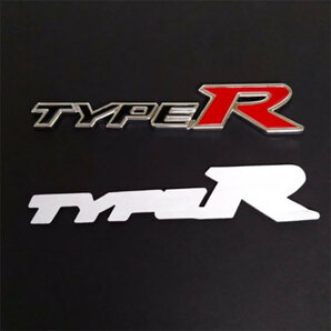 Type R （タイプR ）金属製３Dエンブレム Aタイプ 1枚の画像2