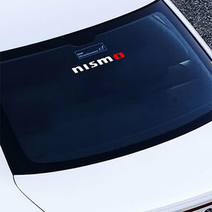 nismo ニスモ ステッカー デカール 白文字 ２枚セットの画像6