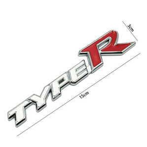 Type R （タイプR ）金属製３Dエンブレム Cタイプ 1枚の画像6