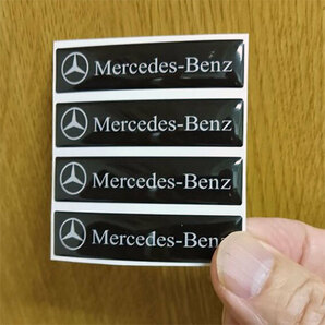 MERCEDES-BENZ メルセデスベンツ エポキシ３Dステッカー ４個セットの画像2