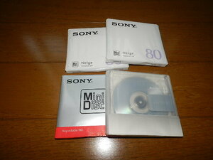 MD SONY ８０分　未開封新品　4枚