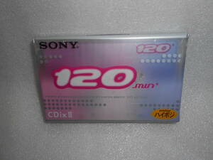 SONY CDixⅡ 120　オーディオカセットテープ　120分　1巻　ハイポジション　ソニー