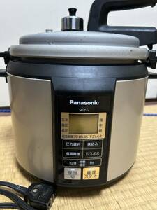 Panasonic SR-P37 パナソニック マイコン 電気圧力なべ 家庭用 圧力鍋 調理器具　取扱説明書付
