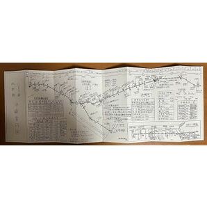 【近鉄 コピー資料 ２点セット】 内部 八王子線 線路図 及び 内部線 八王子線 沿線案内図 ※昭和５６年頃か？ の画像7