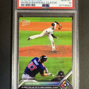 2023 Topps now World Baseball Classic 大谷翔平×トラウト PSA10 Ohtani WBC 決勝 ドジャース エンゼルスの画像1