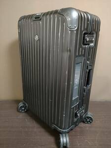 RIMOWA rare Moncler special order topaz Stealth multi wheel E-TAG! 63.5L 2017 year Germany made! 924.90