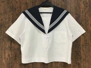 ss_0366y ★定形外 配送★ 九州方面 中学 高校 夏服 半袖 指定セーラー服 サイズ LL程度　女子制服