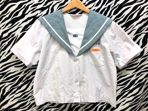 to_9095y ★定形外 配送★ 鹿児島県 霧島市立国分中学 夏服 半袖 指定セーラー服 サイズ LL程度 M.Tombow EXCELLENT 製　女子制服