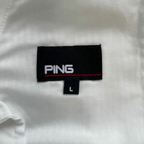 送料無料PING GOLFピンゴルフMENS BIG PING定番JOGGERパンツ吸水速乾肌サラ弾力性STRETCH活発な動き容易カッティングWhite(超お買得L)新品の画像7