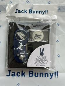 送料無料ジャックバニー byパーリーゲイツ最新JACK BUNNY折畳ONEPUSHグリーンフォーク＋マグネットマーカー(2個)定番SIZE Navy(お買得)新品