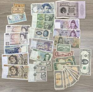 ■まとめて出品　旧紙幣　外国紙幣　アメリカ　イタリア　フランスなど