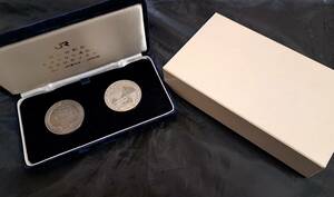 【純銀メダルセット】　JR東日本・四国　想い出航路　さようなら連絡船　公式記念メダル　純銀50g×2個