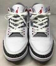 ■ NIKE AIR JORDAN 3 RETRO FIRE RED AJ3 ナイキ エアジョーダン3 レトロ ファイヤーレッド DN3707-160 27cm ●240407_画像2