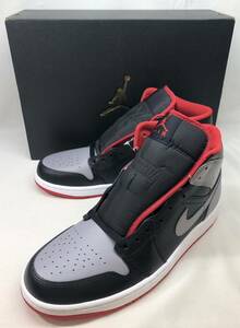 ■未使用 NIKE AIR JORDAN 1 MID BLACK CEMENT GREY AJ1 ナイキ エアジョーダン1 ミッド ブラック セメントグレー DQ8426-006 ●240413