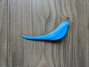  postage 120 jpy * paper-knife paper cutter letter opener Birdie Paper Knife letter envelope Bird bird blue blue +d ash concept 