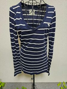 Abercrombie&Fitch　アバクロ　 長袖 Tシャツ　サイズM