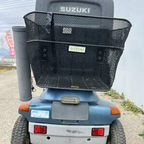 SUZUKI スズキ 電動車椅子 四輪 シニアカー 電動カート ET4A 行走確認 現状品 長野県長野市自分引き取り限定の画像9