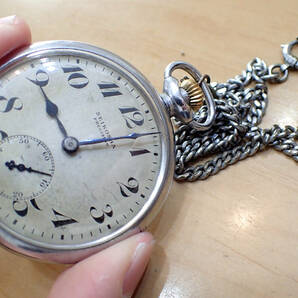 セイコー/精工舎 プレシジョン ◆ 鉄道時計 青針 手巻きアンティーク 懐中時計の画像1