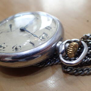 セイコー/精工舎 プレシジョン ◆ 鉄道時計 青針 手巻きアンティーク 懐中時計の画像4