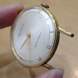 時計店在庫 ロイヤルオリエント/Orient ◆ ゴールド 変わり文字盤 手巻きアンティーク腕時計の画像10