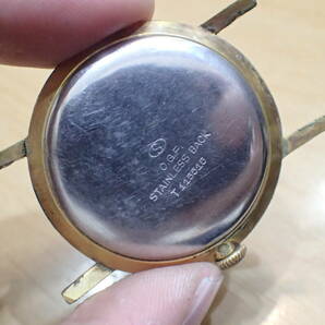 時計店在庫 ロイヤルオリエント/Orient ◆ ゴールド 変わり文字盤 手巻きアンティーク腕時計の画像6