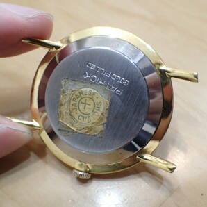 デッドストック/シール付き ◆パトリックマチック ◆Pロゴ ゴールド/スイス製 自動巻き メンズ腕時計の画像6