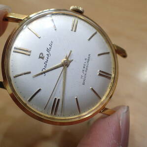 デッドストック/シール付き ◆パトリックマチック ◆Pロゴ ゴールド/スイス製 自動巻き メンズ腕時計の画像9